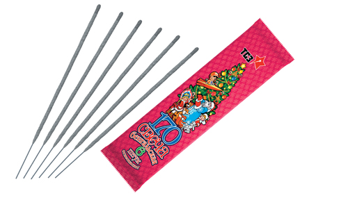  Бенгальские свечи 6 шт 170 мм в пакете  в Курске